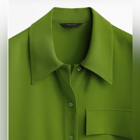 NWT Long shirt dress with side tie detail, Size S - Picture 4 of 6